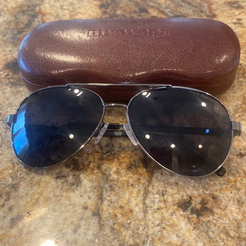 Brand new, never worn Marc Hunter aviator sunglasses.